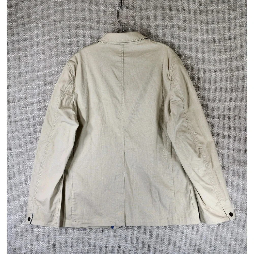 Flint and Tinder Lightweight‎ Cotton Blazer Jacket Mens 40 US *M-L Washed Sand